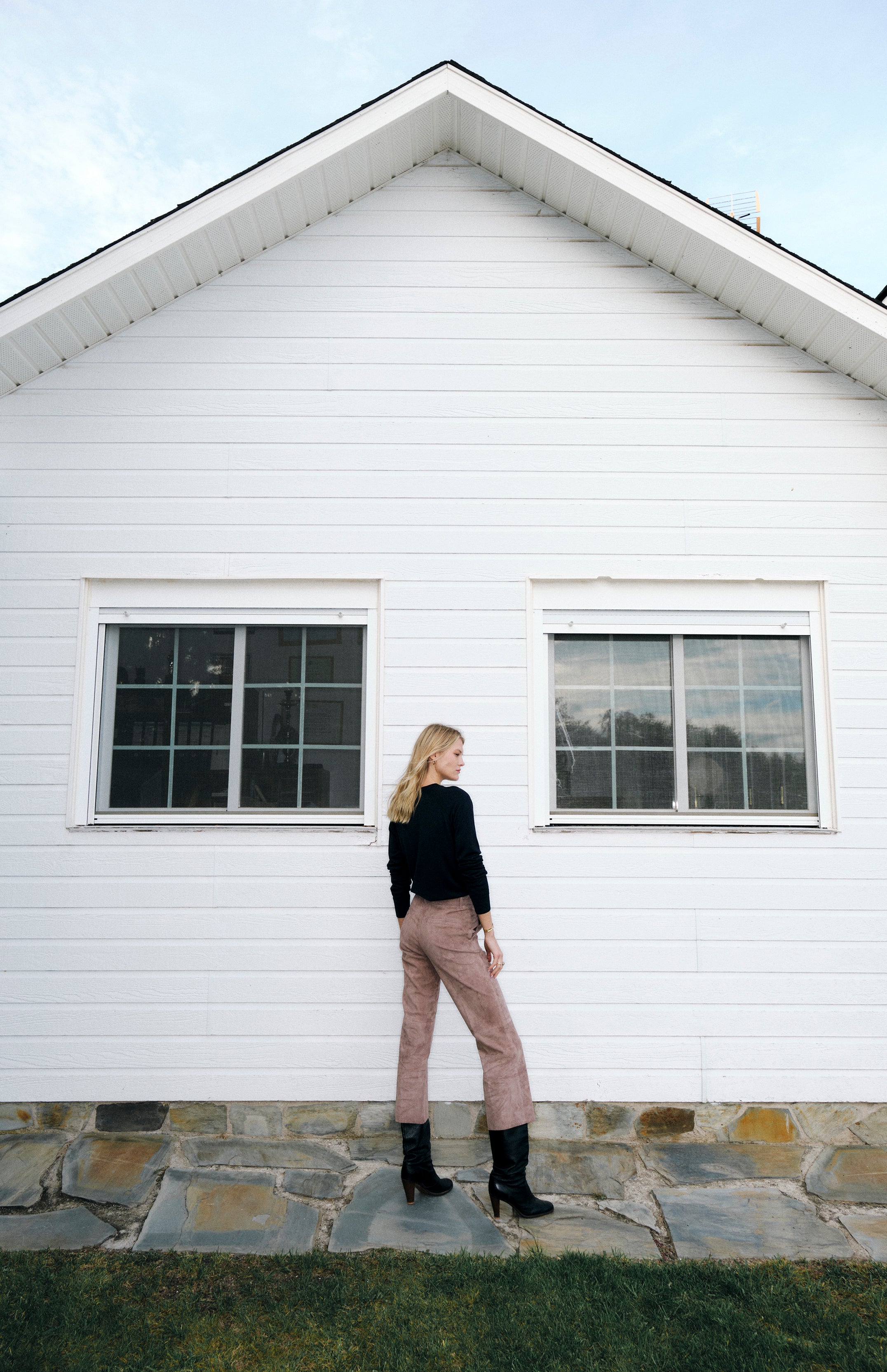 Lauren Pant Mauve Suede