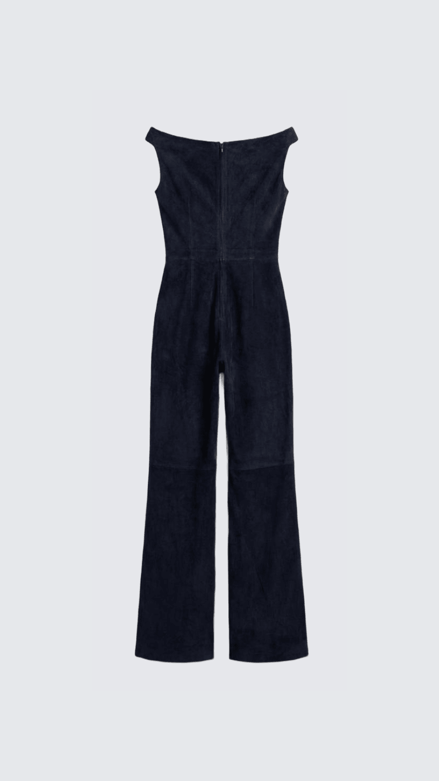 OLIVIA JUMPSUIT NAVY SUEDE LIGHT