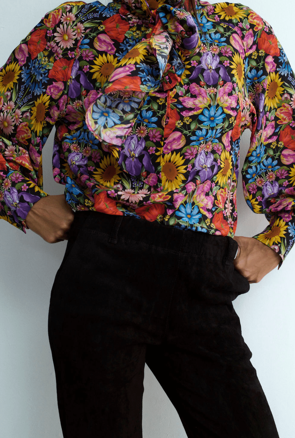 PIJAMA BLACK SUEDE