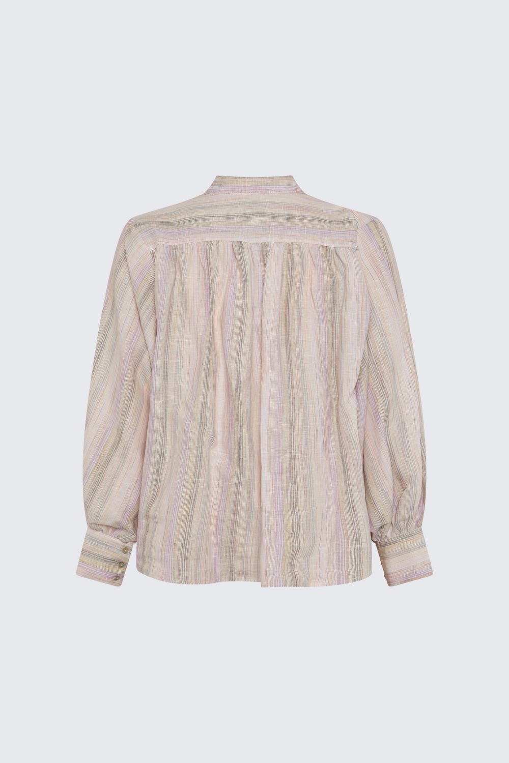 SIENNA PASTEL STRIPES LINEN SHIRT