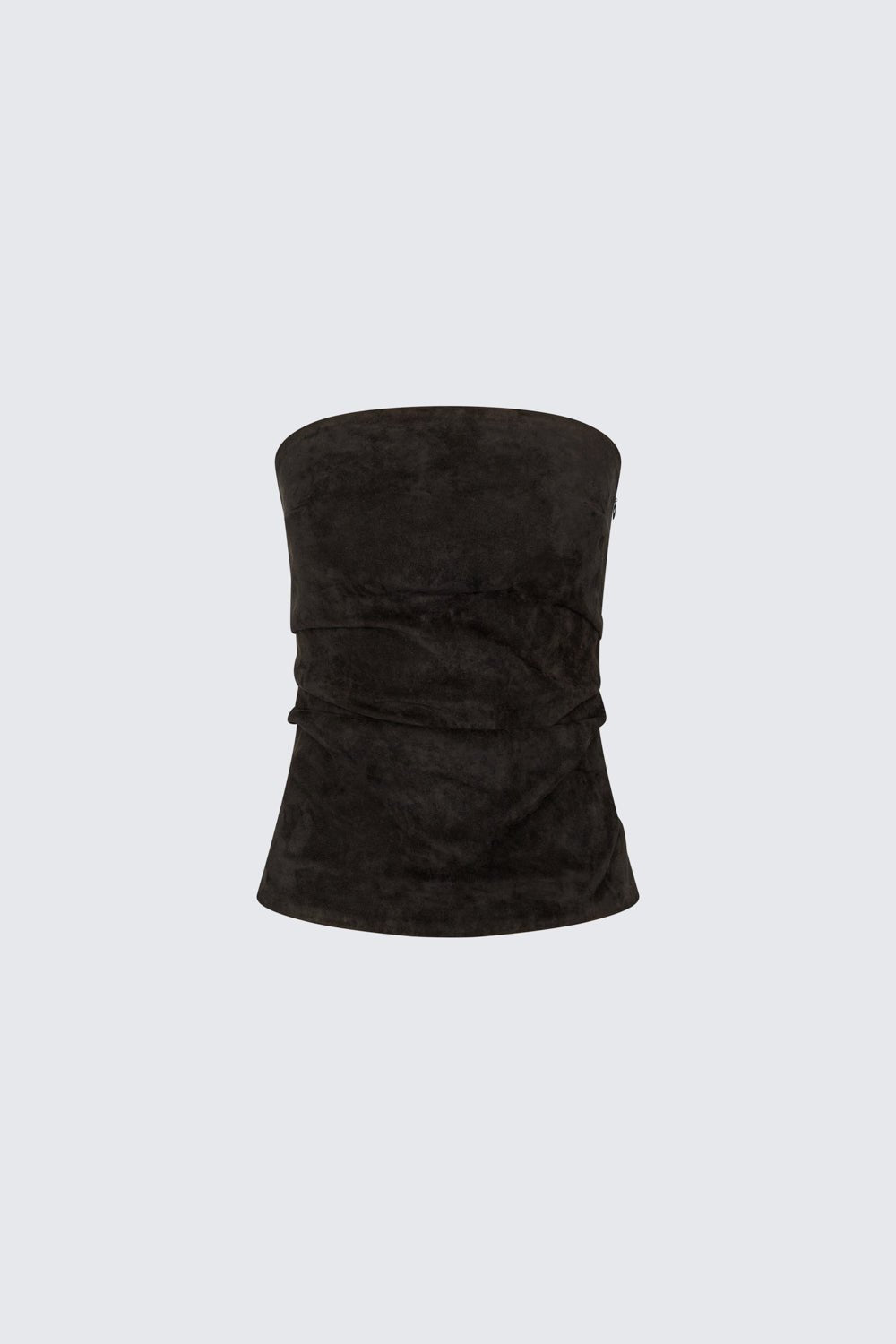 TUBE TOP BLACK SUEDE
