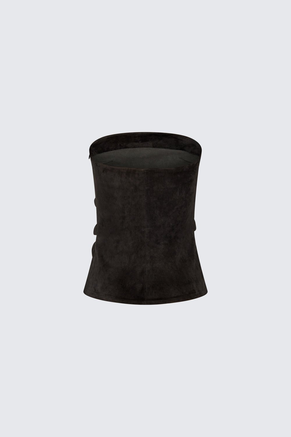 TUBE TOP BLACK SUEDE