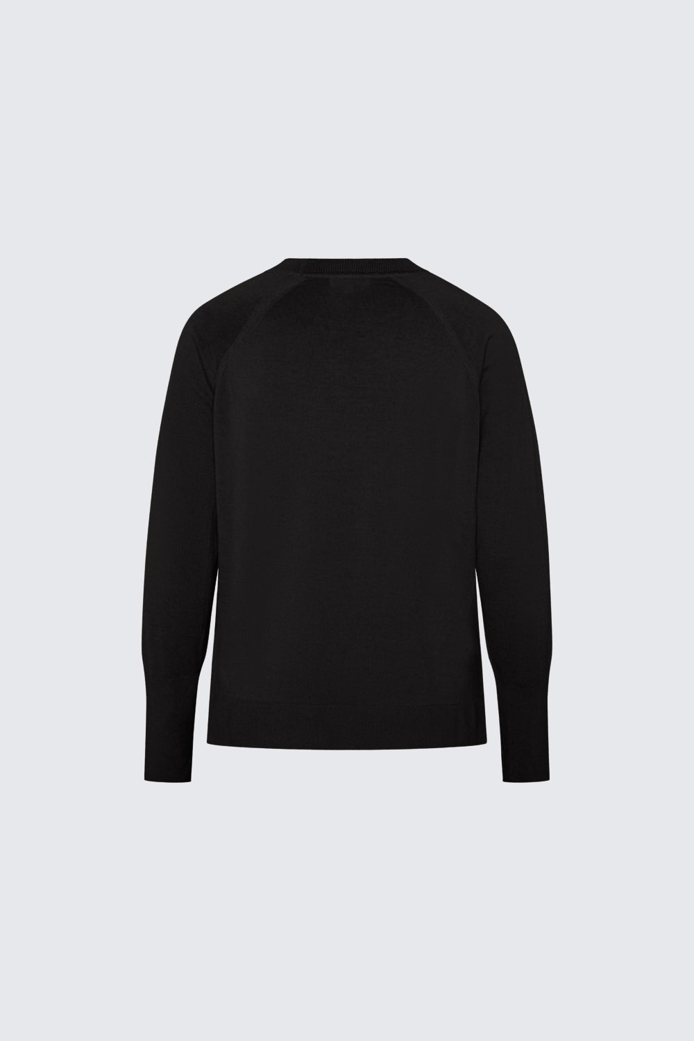 V NECK BLACK