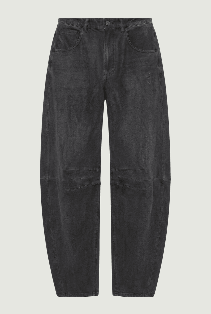 PANTALÓN BOMBILLA NO DENIM NEGRO