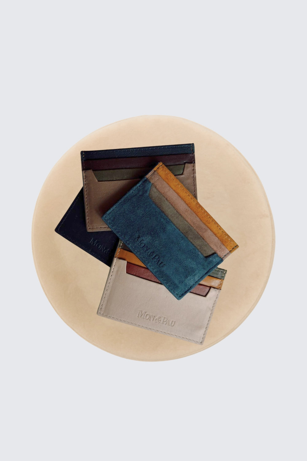 WALLET COMBO MALACHITE&BLUEBELL LEATHER