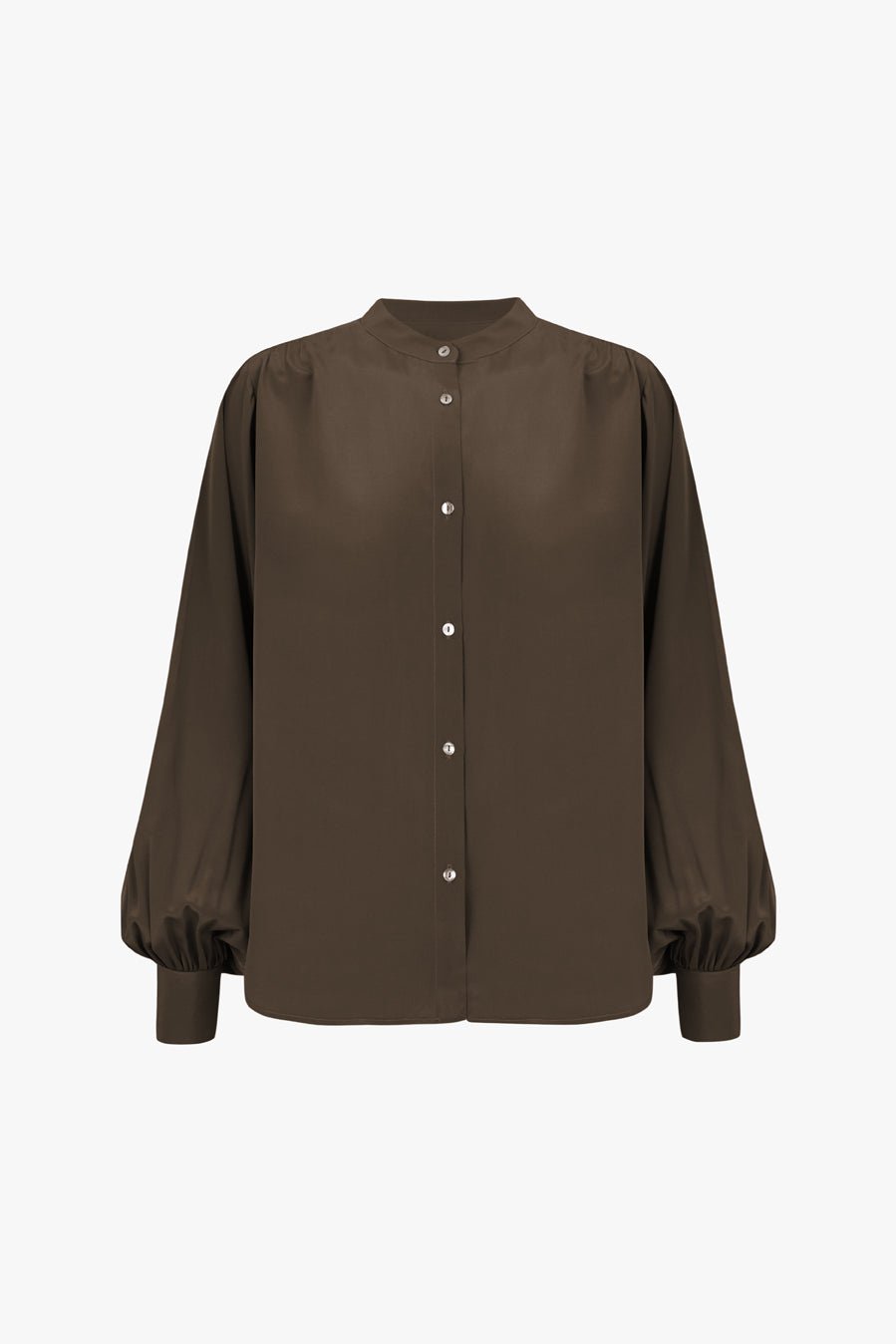 SIENNA BLOUSE DARK CHOCO