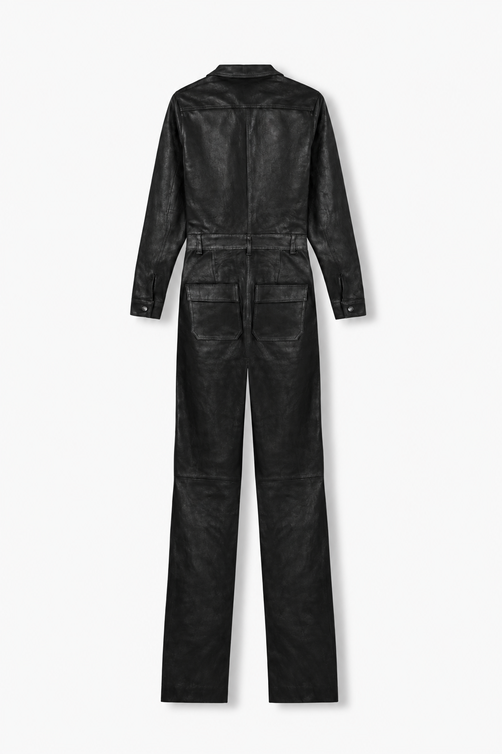 JACK JUMPSUIT BLACK LEATHER