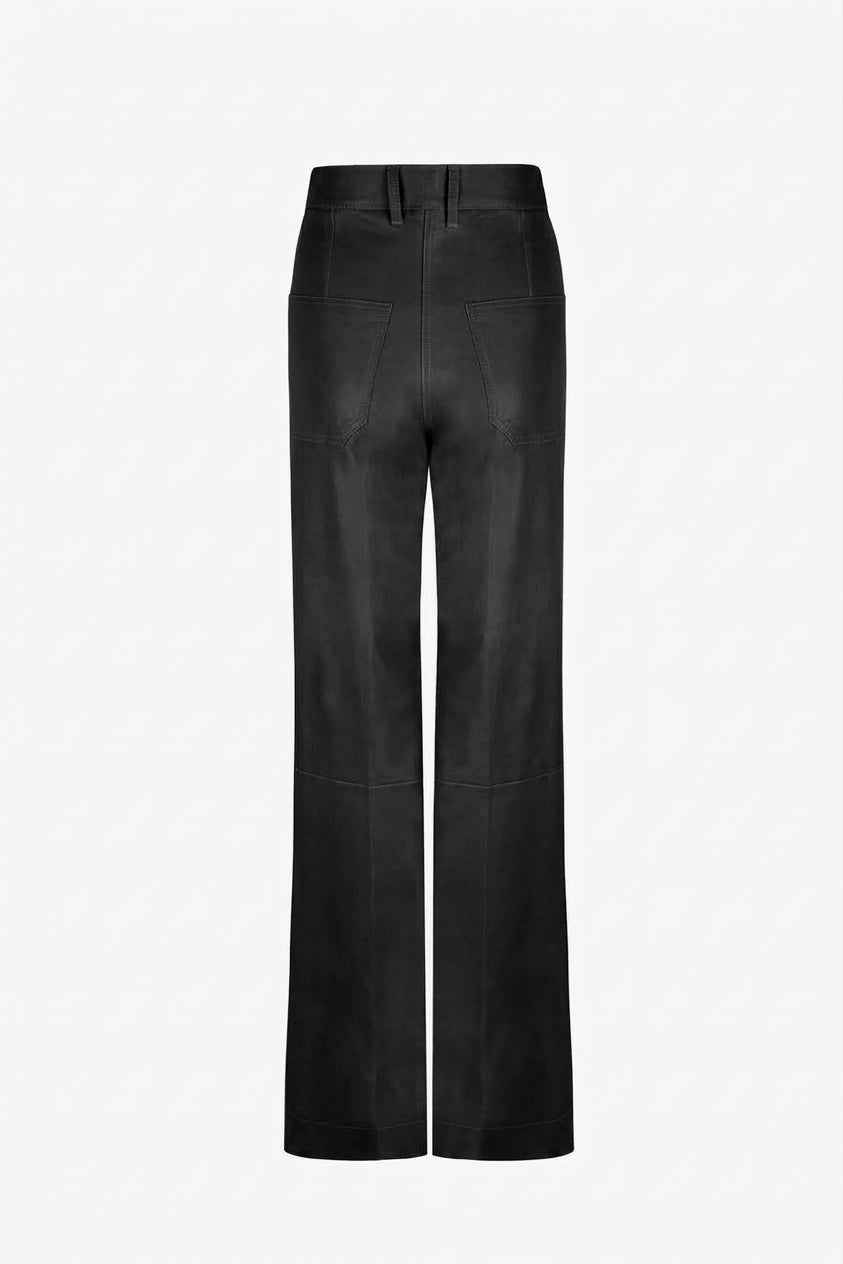 VERONICA PANT BLACK LEATHER