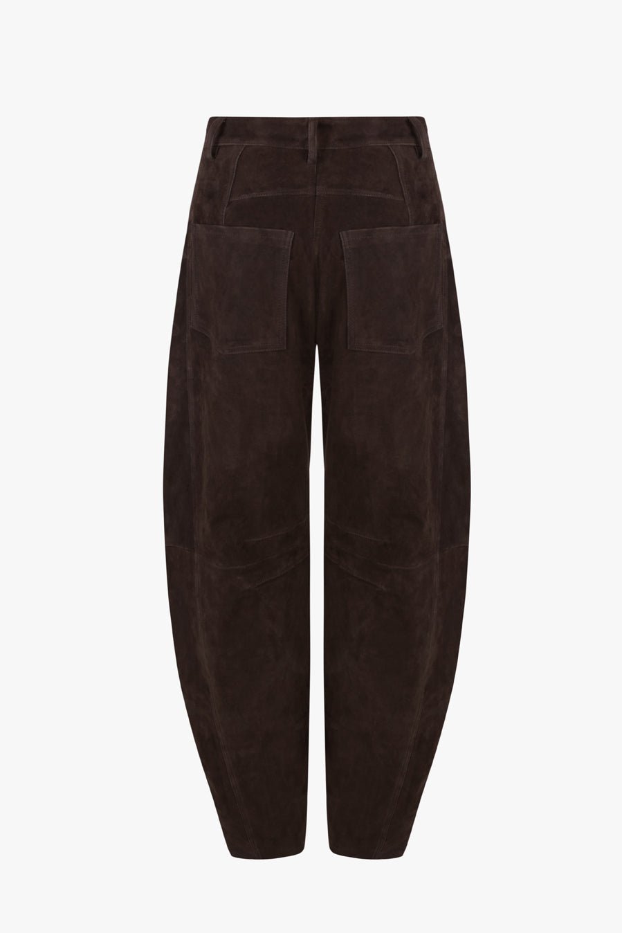 BARREL PANT DARK CHOCO