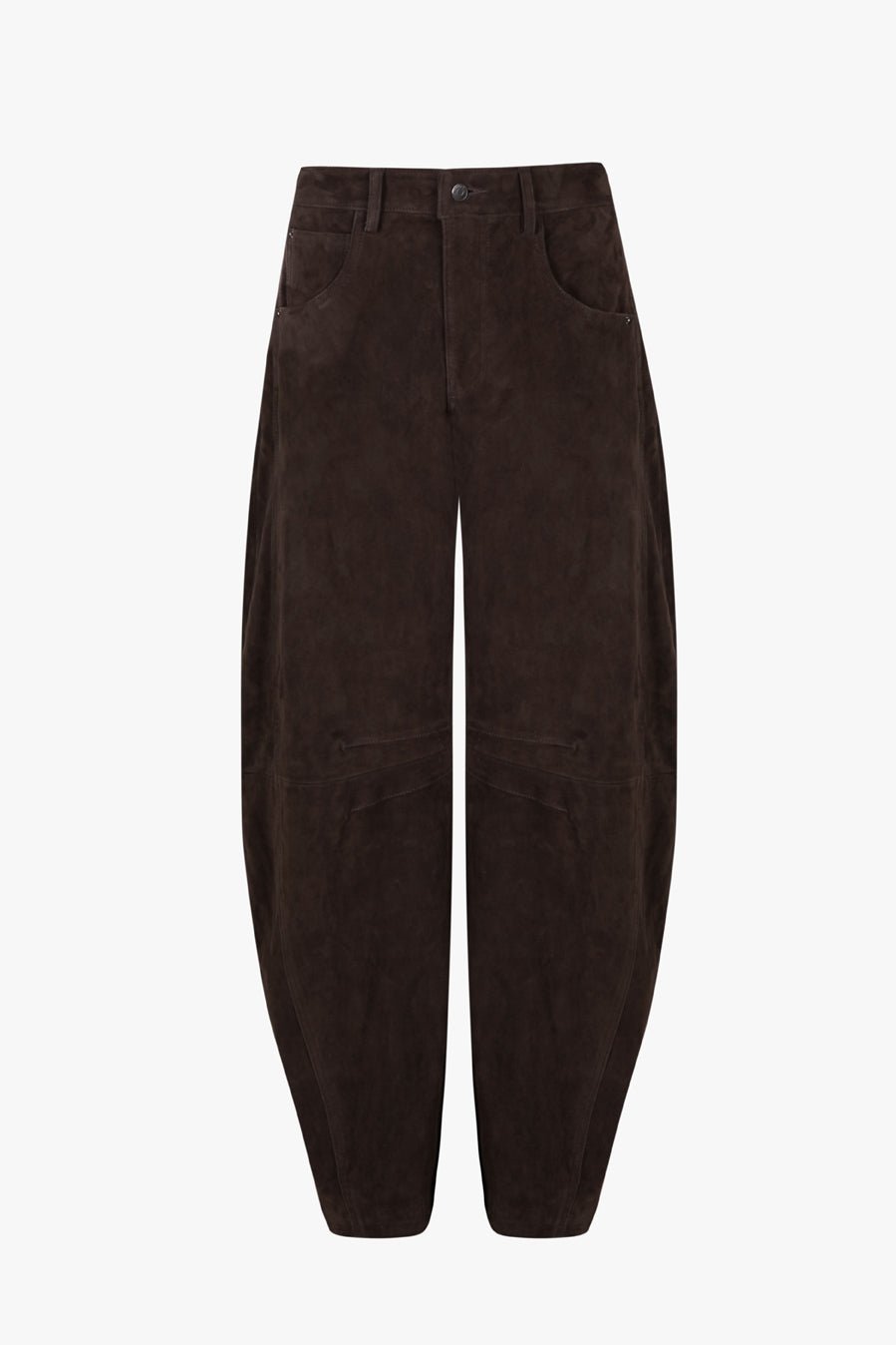 BARREL PANT DARK CHOCO