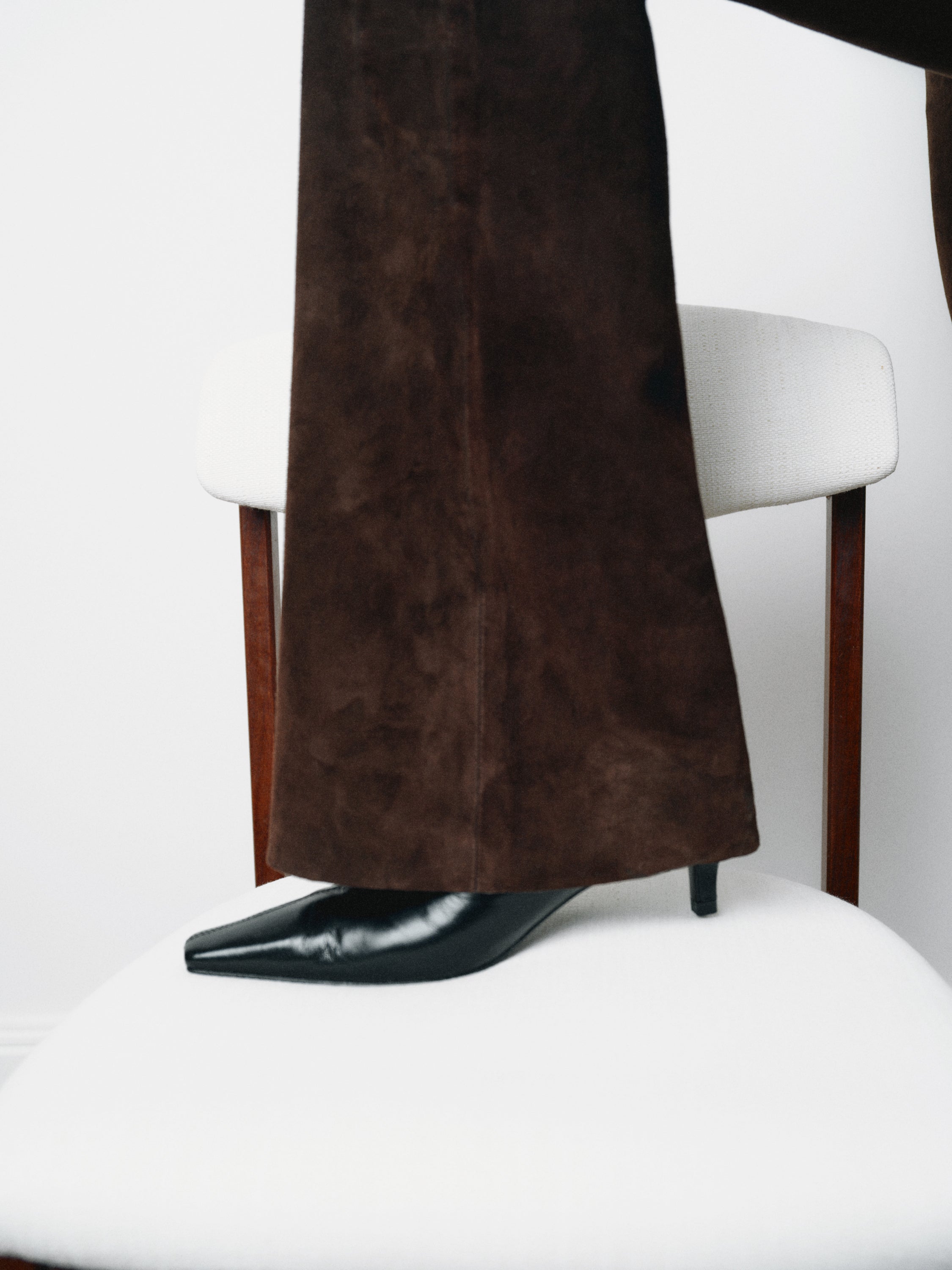 FLARE PANT DARK CHOCO