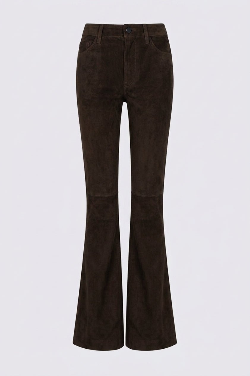 FLARE PANT DARK CHOCO