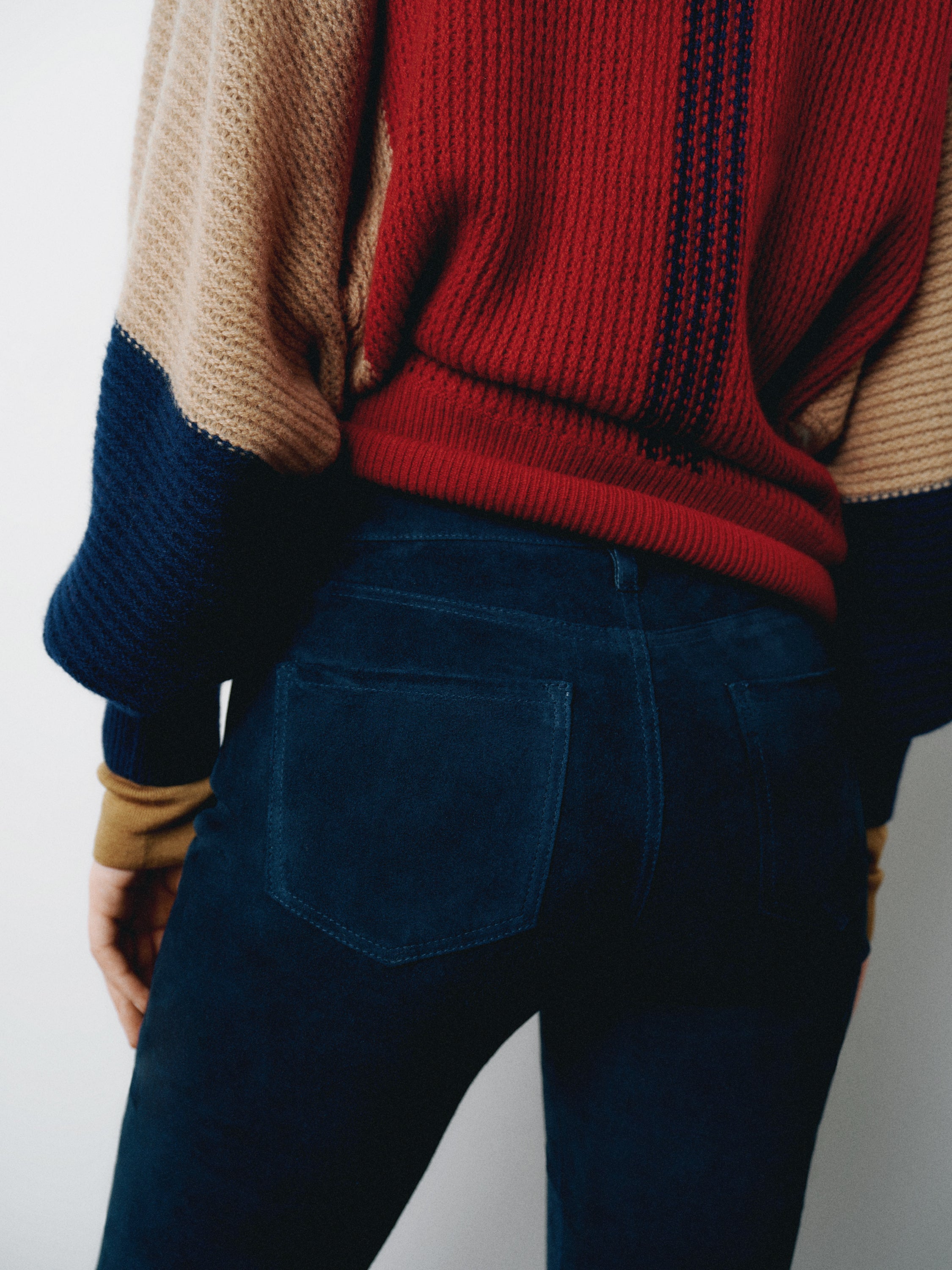 FLARE PANT NAVY