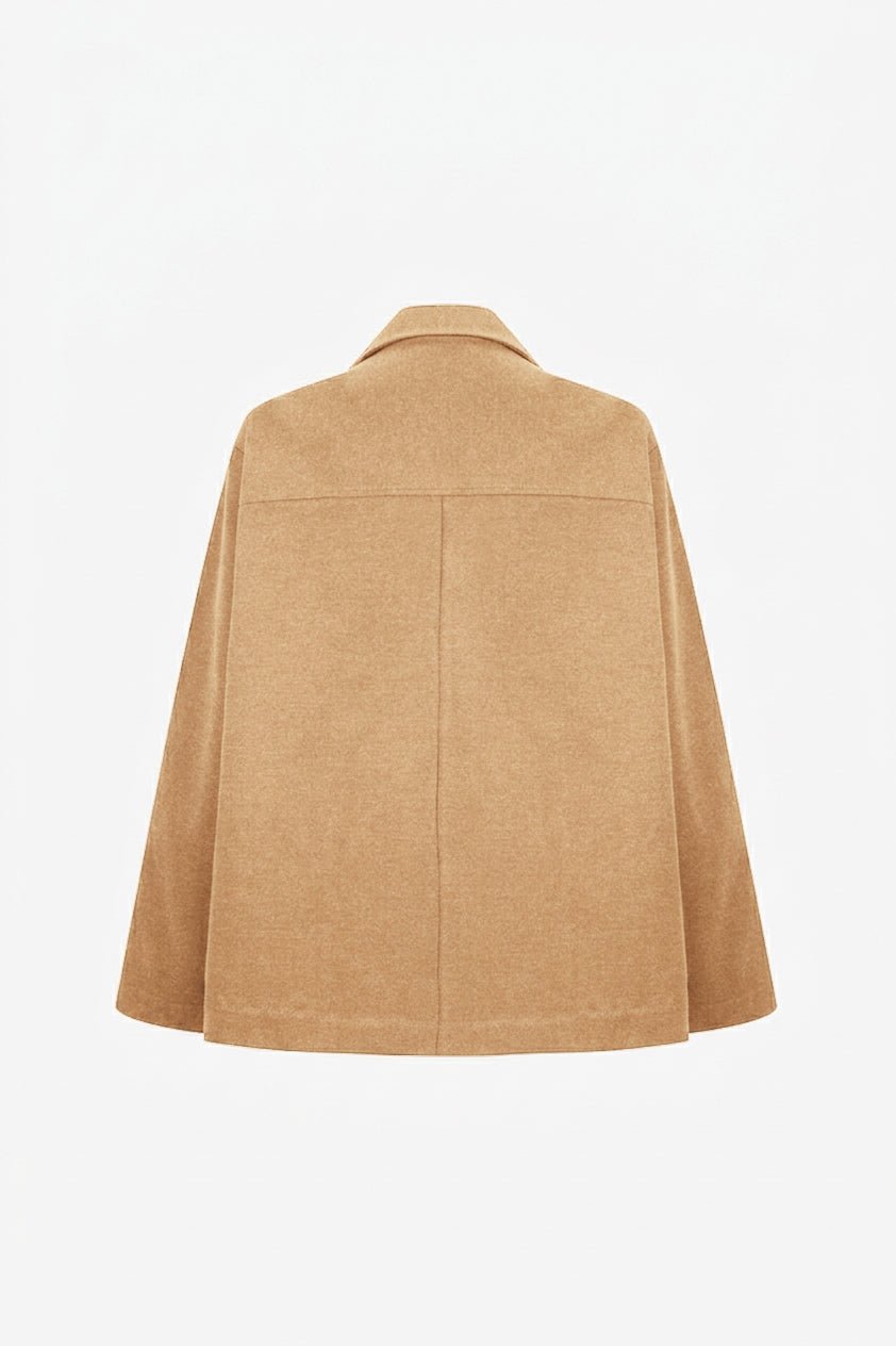 SAM COTTON CASHMERE SHIRT TOFFE