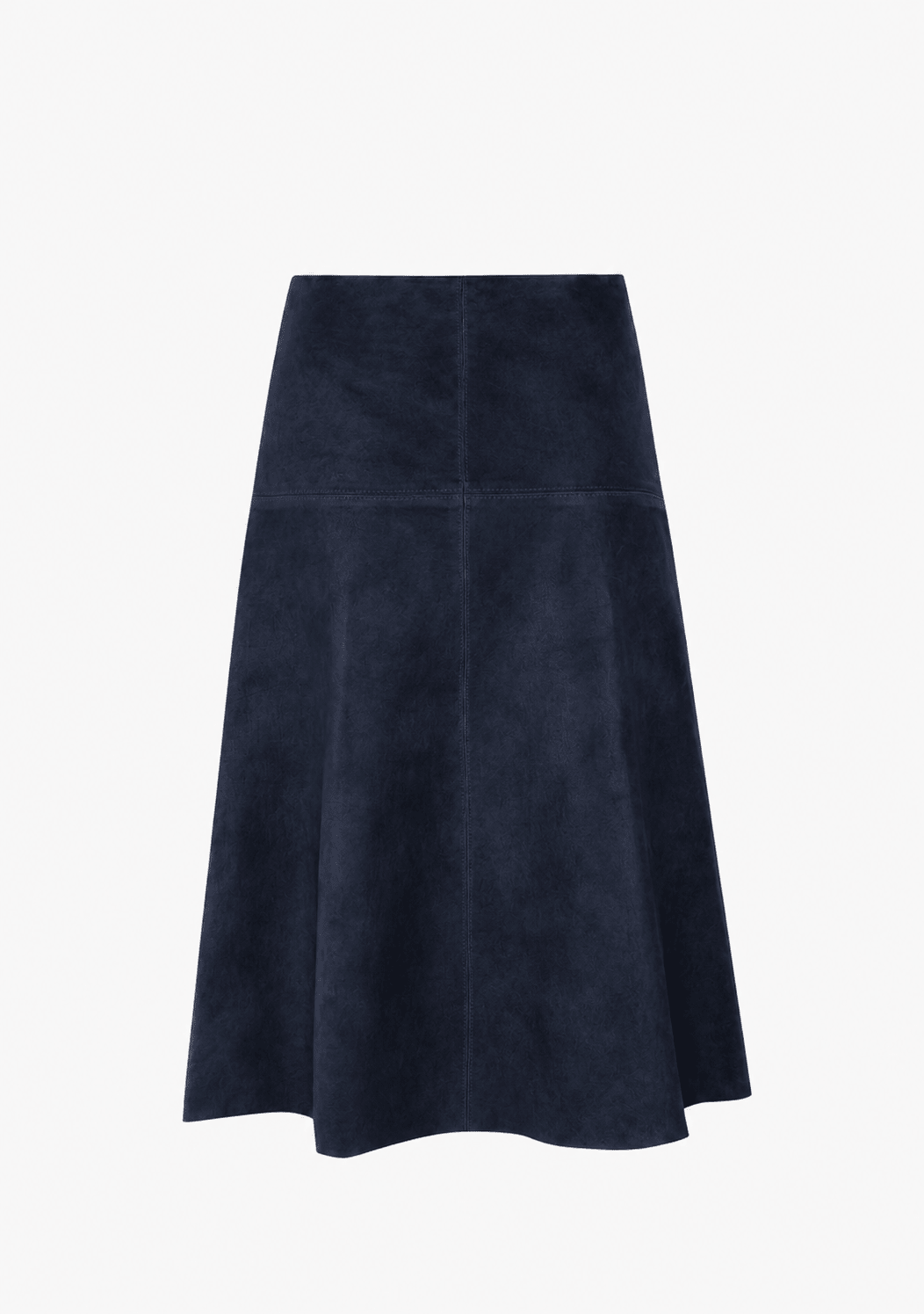 GLORIA SKIRT NAVY SUEDE