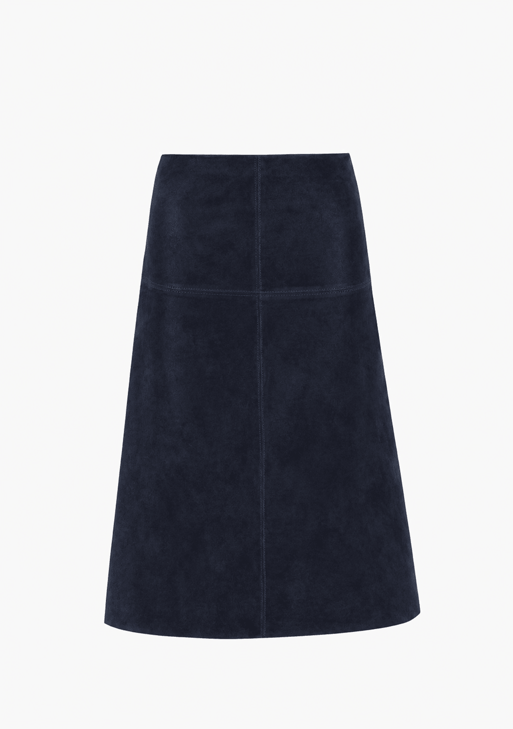 GLORIA SKIRT NAVY SUEDE