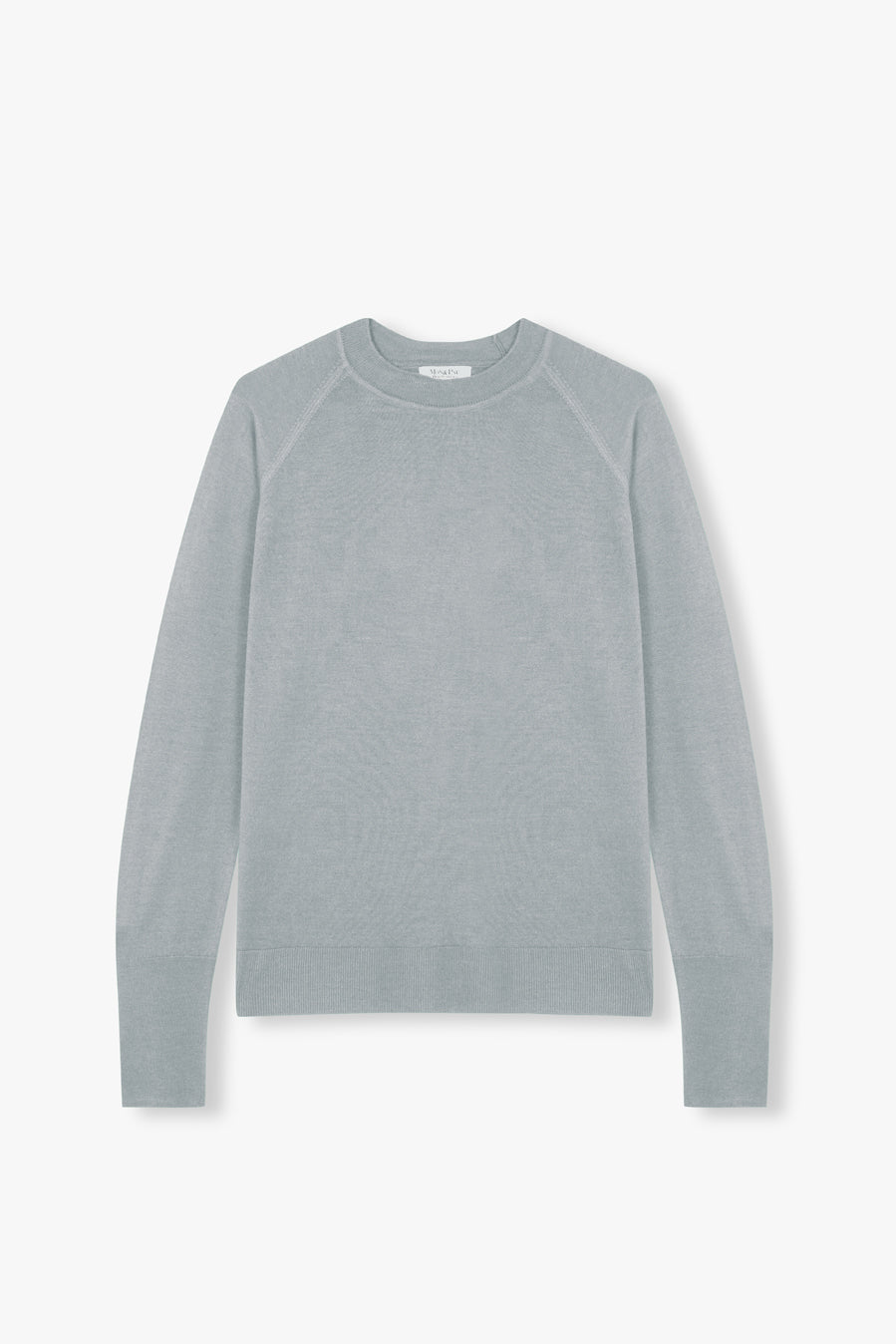 CREW NECK AQUAMARINE