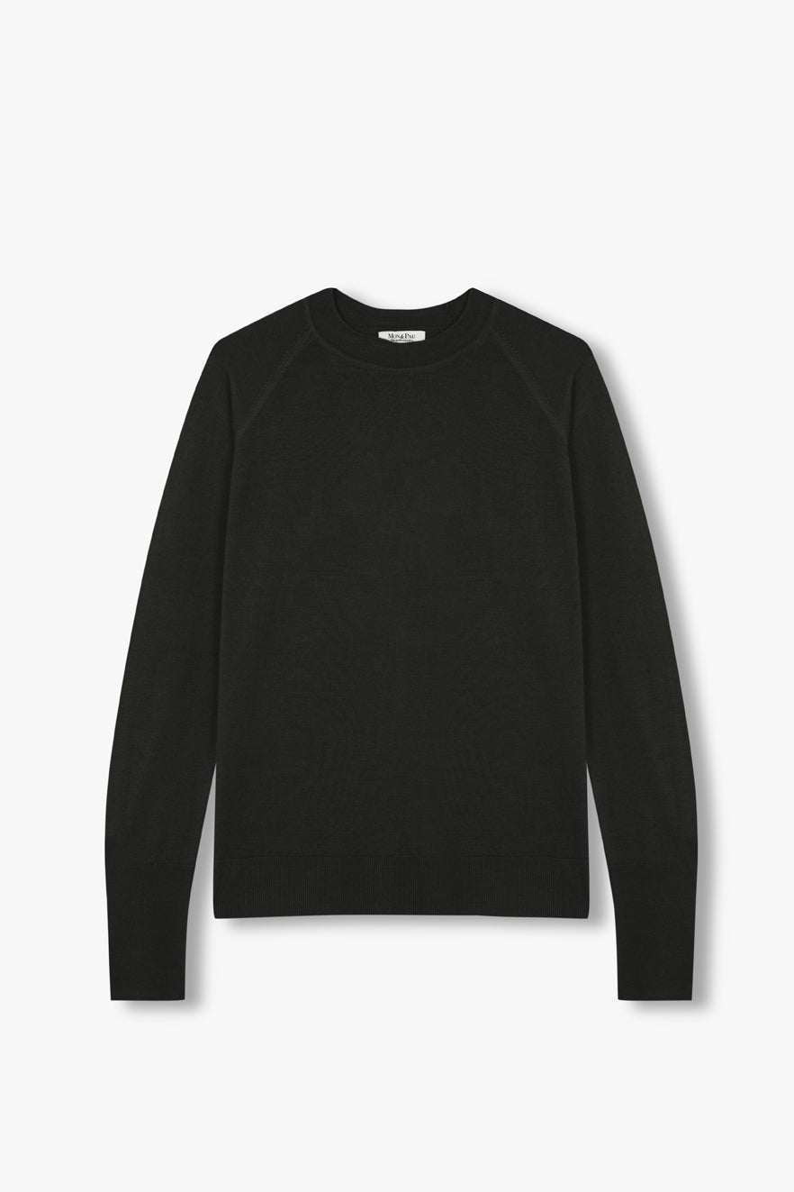 CREW NECK EMERALD