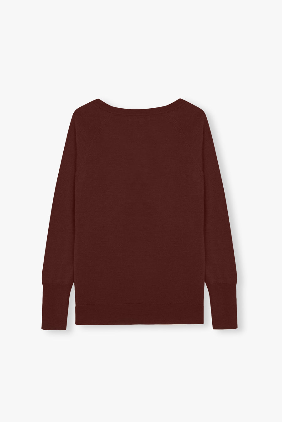 V NECK SWEATER AMBER
