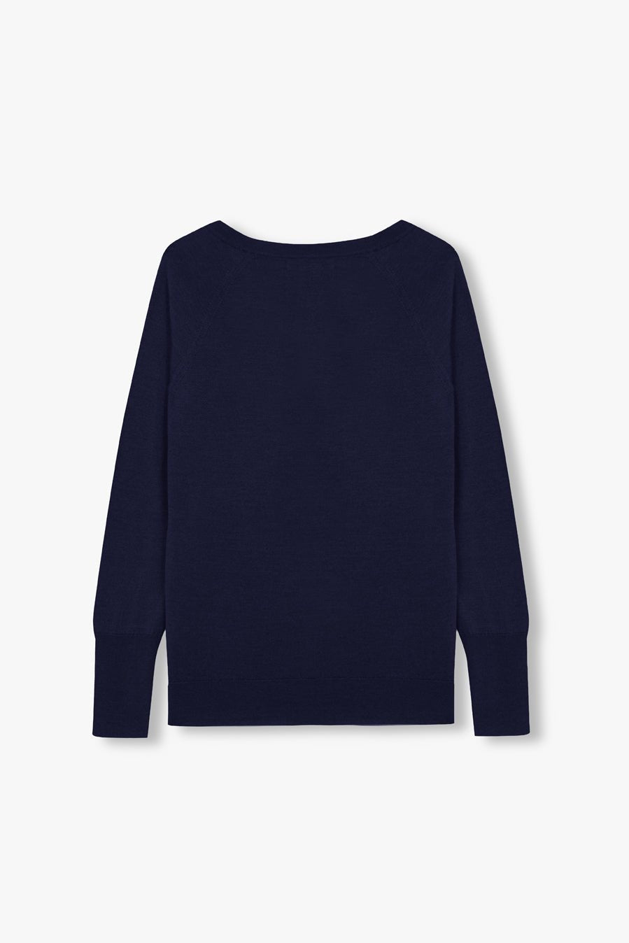 V NECK SWEATER NAVY