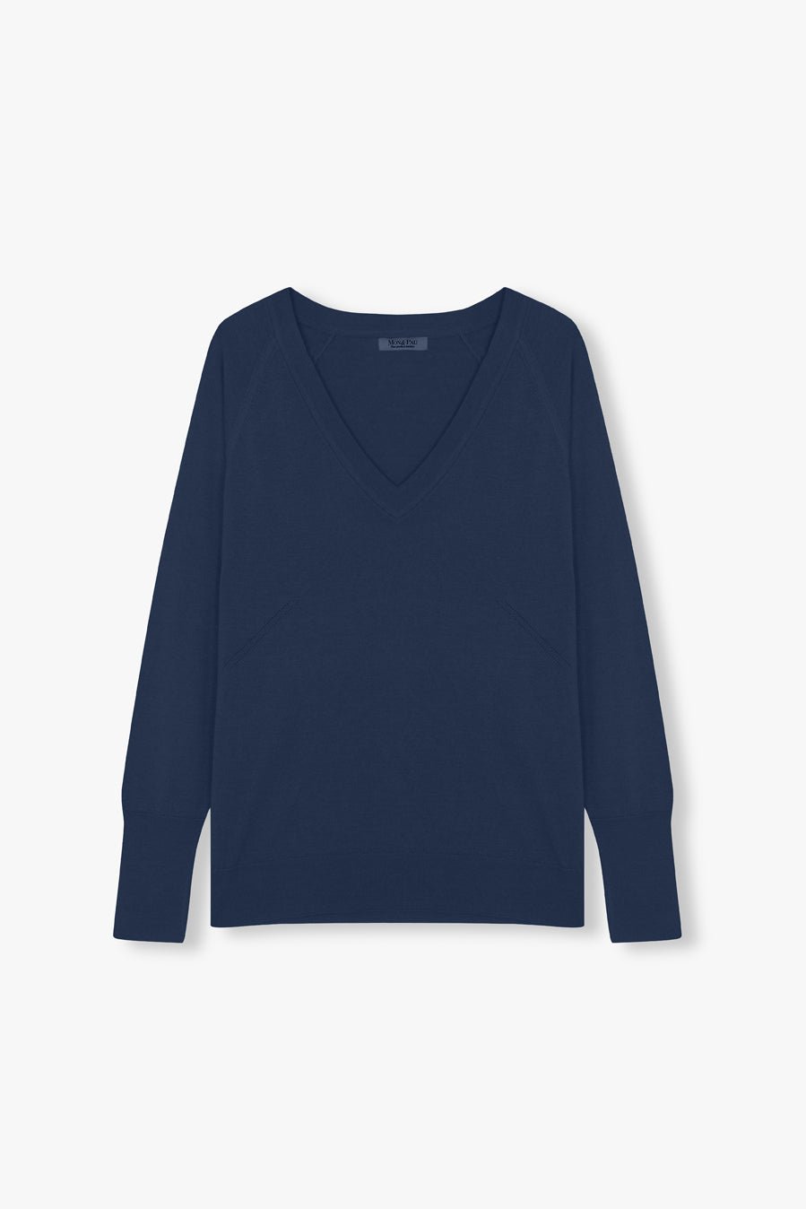 V NECK SWEATER SAPPHIRE