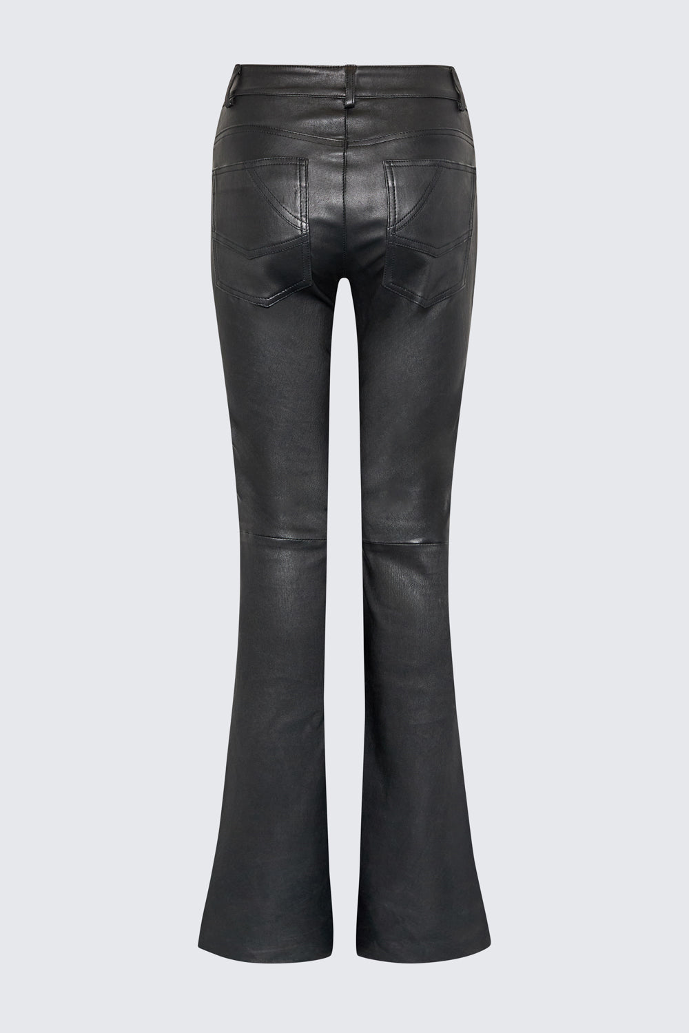 CAROLYN BLACK LEATHER