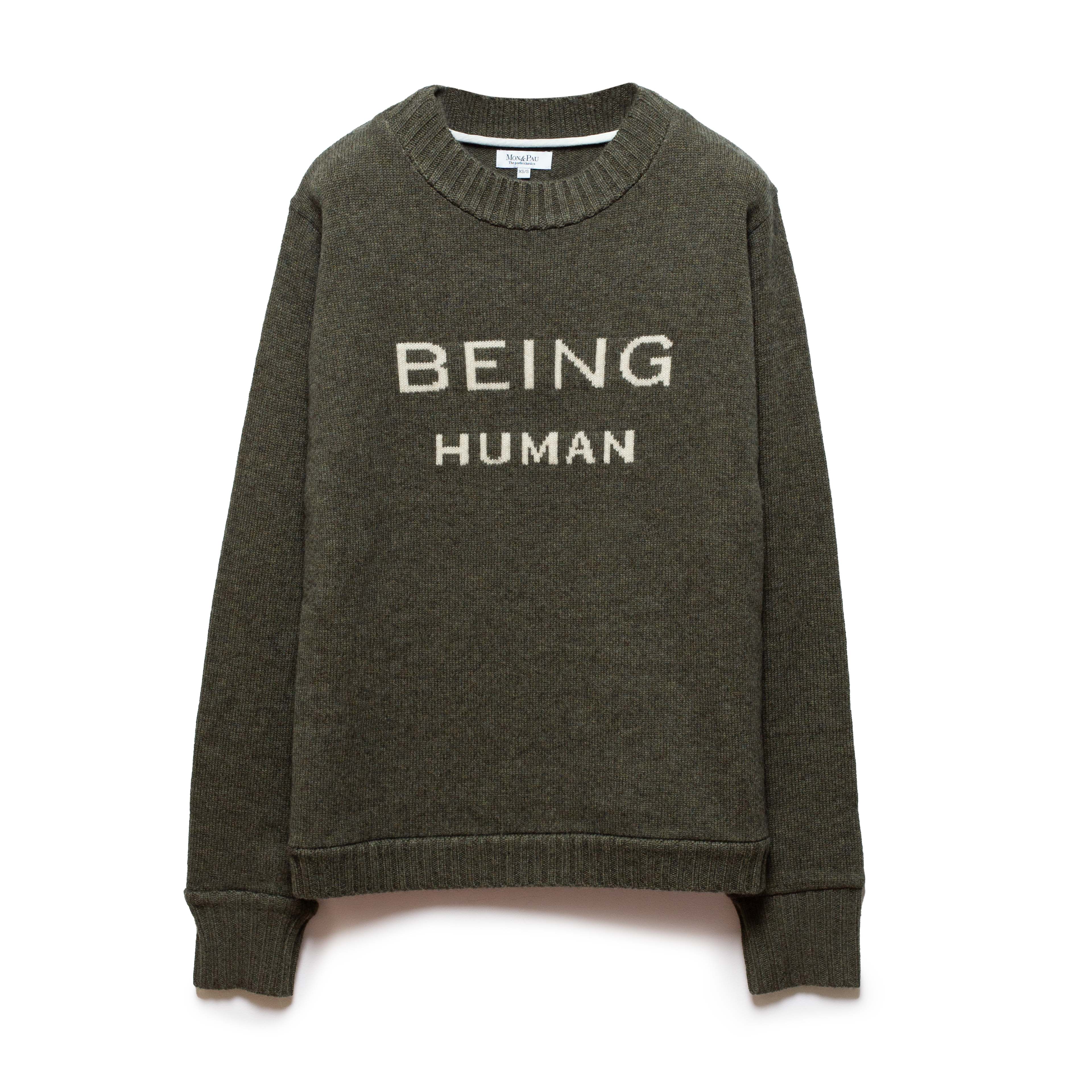 "Being Human" Sweater Olivo