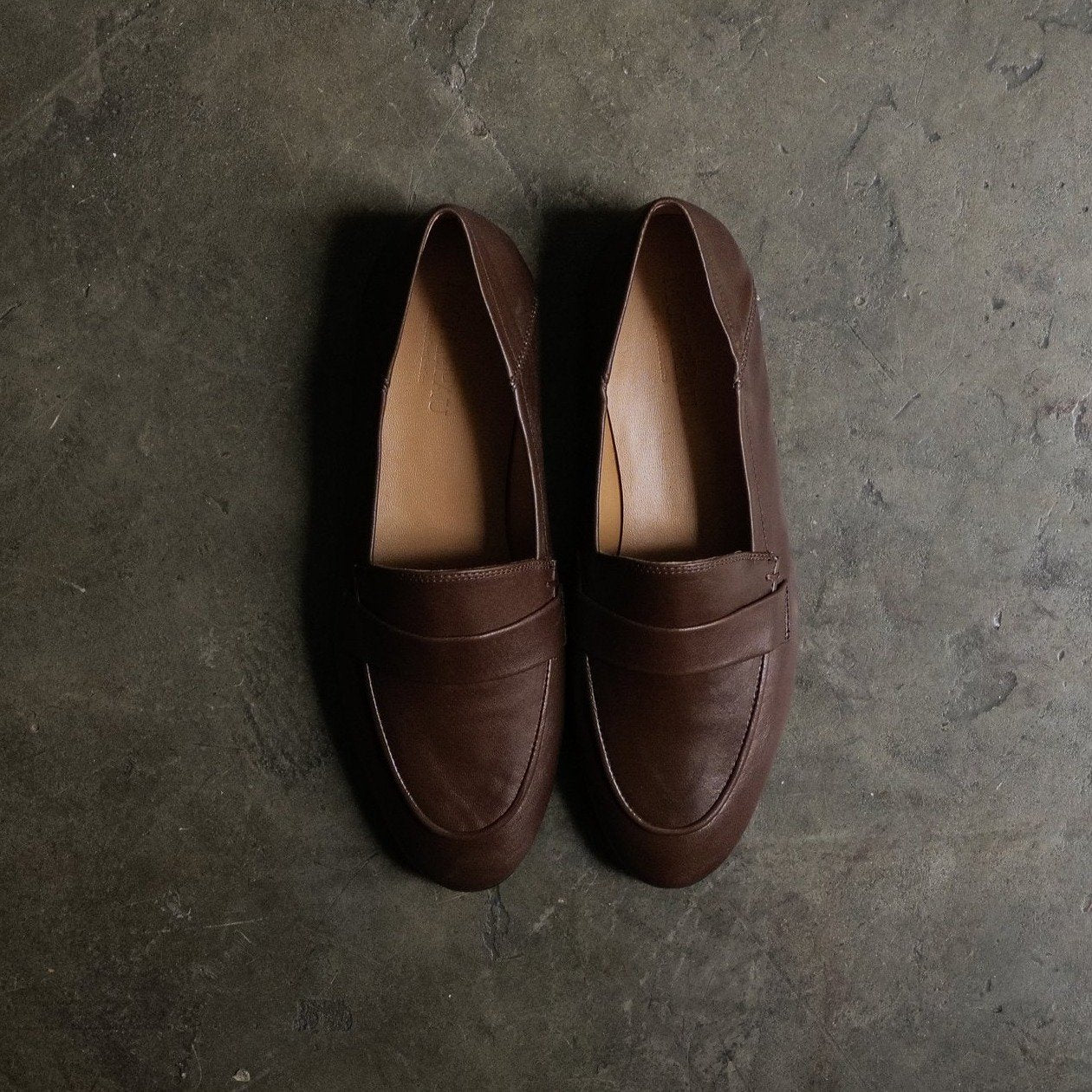 LOAFER LEATHER ROSE BROWN